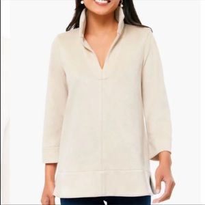 NWT Tuckernuck Margot Top in Bone Suede -XXS